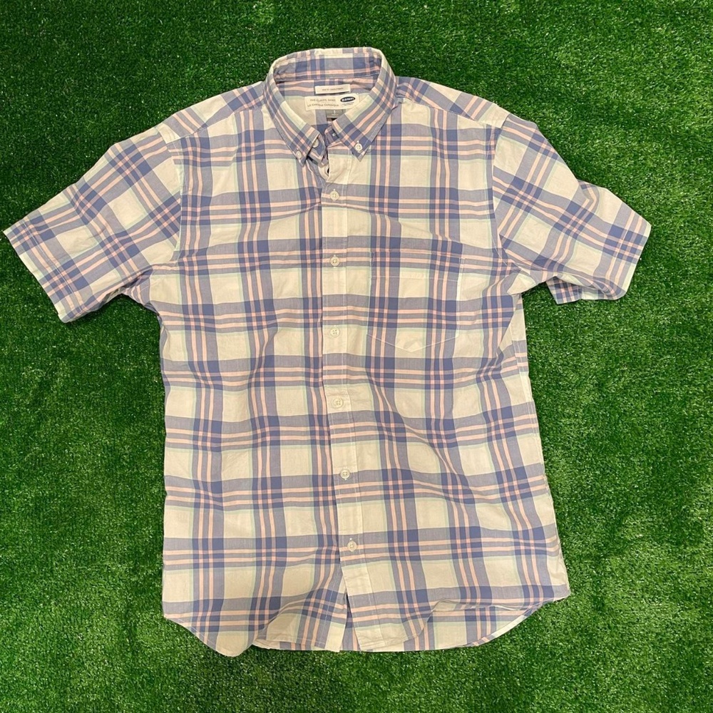 Plaid Button Up Collar Shirt